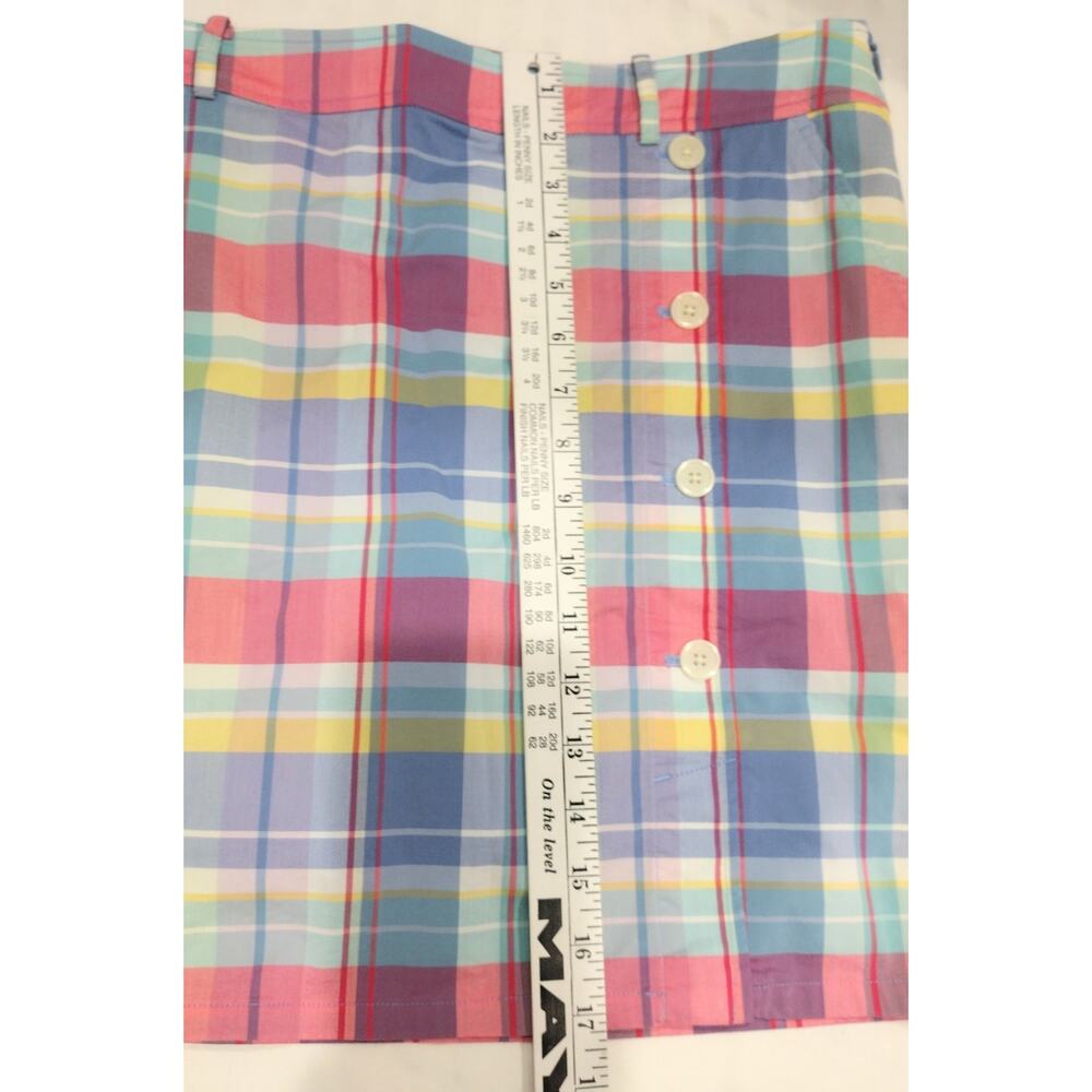 Women's Polo Ralph Lauren Madras Golf Skirt Pink- PLAID Size 12 NEW $148 - Picture 8 of 11